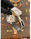 (BRAND NEW) 2023 ORIS AQUIS DATE REF 01 733 7730 4134 BLACK DIAL 43.5MM AUTOMATIC WATCH -FULL SET-