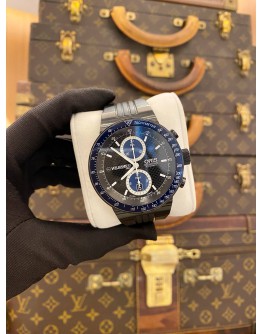 ORIS WILLIAMS F1 TEAM CHRONOGRAPH REF 7563 BLACK DIAL 45MM AUTOMATIC WATCH