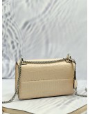OROTON CROSSBODY BAG IN BEIGE CROCODILE EMBOSSED CALFSKIN LEATHER