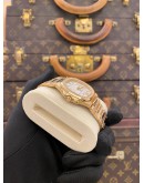 (UNUSED) 2012 PATEK PHILIPPE NAUTILUS 18K ROSE GOLD FACTORY DIAMOND REF 7010/1R-001 WHITE DIAL 32MM QUARTZ WATCH -FULL SET-