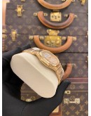 (UNUSED) 2012 PATEK PHILIPPE NAUTILUS 18K ROSE GOLD FACTORY DIAMOND REF 7010/1R-001 WHITE DIAL 32MM QUARTZ WATCH -FULL SET-