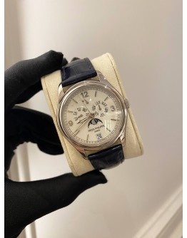 2017 PATEK PHILIPPE ANNUAL CALENDAR MOONPHASE 18K 750 WHITE GOLD REF 5146 WHITE DIAL 39MM AUTOMATIC WATCH -FULL SET-