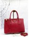 PRADA SMALL GALLERIA IN RED SAFFIANO LUX LEATHER