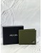 (LIKE NEW) PRADA BI-FOLD WALLET IN OLIVE GREEN SAFFIANO LEATHER