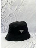 (LIKE NEW) PRADA RE-NYLON BUCKET HAT IN BLACK