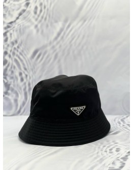 (LIKE NEW) PRADA RE-NYLON BUCKET HAT IN BLACK