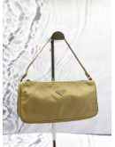 PRADA POUCH SHOULDER BAG IN MUSTARD NYLON