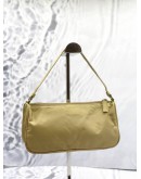 PRADA POUCH SHOULDER BAG IN MUSTARD NYLON