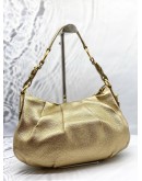 PRADA SHOULDER BAG IN METALLIC GOLD LEATHER 
