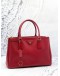PRADA BN1801 MEDIUM GALLERIA TOP HANDLE BAG IN RED SAFFIANO LUX LEATHER