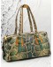 (CLEAR STOCK) PRADA TOTE SHOULDER BAG IN MULTICOLOR PYTHON PRINT LEATHER