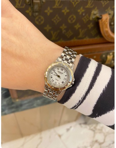 RAYMOND WEIL TANGO LADIES REF 5360 WHITE ROMAN NUMERALS DIAL 27MM QUARTZ WATCH