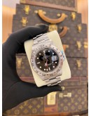 (LIKE NEW) 2004 ROLEX OYSTER PERPETUAL DATE EXPLORER II REF 16570 BLACK DIAL 40MM AUTOMATIC WATCH -FULL SET-