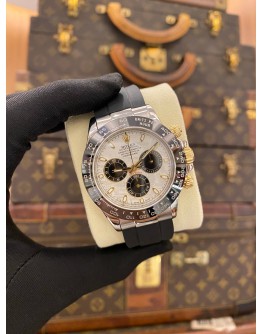 (LIKE NEW) 2010 ROLEX DAYTONA COSMOGRAPH REF 116523 UPGRADED TO REF 116519 METEORITE DIAL 40MM AUTOMATIC WATCH -FULL SET-