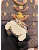 ROLEX DAYTONA COSMOGRAPH REF 16523 HALF 18K 750 YELLOW GOLD CHAMPAGNE DIAL 40MM AUTOMATIC WATCH