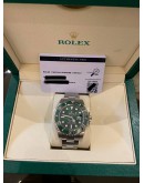 (LIKE NEW) 2016 ROLEX SUBMARINER UPGRADE REF 116610LN GREEN DIAL 40MM AUTOMATIC WATCH 