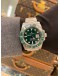 (LIKE NEW) 2016 ROLEX SUBMARINER UPGRADE REF 116610LN GREEN DIAL 40MM AUTOMATIC WATCH 
