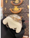 2011 ROLEX DAYTONA COSMOGRAPH HALF 18K 750 YELLOW GOLD REF 116523 WHITE DIAL 40MM AUTOMATIC WATCH -FULL SET-