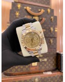 2009 ROLEX DAYTONA COSMOGRAPH HALF 18K 750 YELLOW GOLD REF 116523 CHAMPAGNE DIAL 40MM AUTOMATIC WATCH -FULL SET-