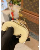 2002 ROLEX OYSTER PERPETUAL DATE HALF 18K 750 YELLOW GOLD REF 15223 CHAMPAGNE DIAL 34MM AUTOMATIC WATCH -FULL SET-