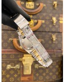 2002 ROLEX OYSTER PERPETUAL DATE HALF 18K 750 YELLOW GOLD REF 15223 CHAMPAGNE DIAL 34MM AUTOMATIC WATCH -FULL SET-