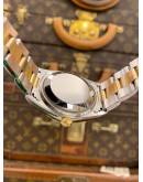 2002 ROLEX OYSTER PERPETUAL DATE HALF 18K 750 YELLOW GOLD REF 15223 CHAMPAGNE DIAL 34MM AUTOMATIC WATCH -FULL SET-