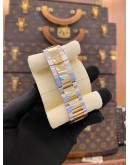 (PROMO PRICE) (LIKE NEW) 2005 ROLEX DAYTONA COSMOGRAPH HALF 18K 750 YELLOW GOLD REF 116523 CEMENT GREY DIAL 40MM AUTOMATIC WATCH 