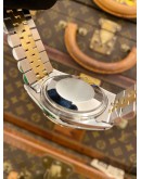 ROLEX DATEJUST 36 HALF 18K 750 YELLOW GOLD REF 16013 CHAMPAGNE DIAL 36MM AUTOMATIC WATCH 