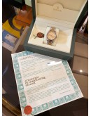 (UNUSED) ROLEX DATEJUST 36 HALF 18K 750 YELLOW GOLD JUBILEE REF 16233 CHAMPAGNE COMPUTER DIAMOND DIAL 36MM AUTOMATIC WATCH -FULL SET-