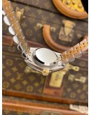 (LIKE NEW) ROLEX LADY DATEJUST 26 HALF 18K 750 YELLOW GOLD JUBILEE REF 69173 WHITE CHAMPAGNE COMPUTER DIAMOND DIAL 26MM AUTOMATIC WATCH -FULL SET-