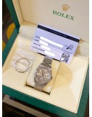 2005 ROLEX DATEJUST 31 DIAMOND BEZEL REF 78240 SILVER DIAL 31MM AUTOMATIC WATCH