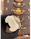 2016 ROLEX LADY DATEJUST JUBILEE HALF 18K 750 YELLOW GOLD REF 179173 WHITE DIAMOND DIAL 26MM AUTOMATIC WATCH