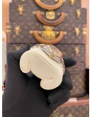 2015 ROLEX LADY DATEJUST JUBILEE HALF 18K 750 YELLOW GOLD REF 179173 CHAMPAGNE ROMAN NUMERALS DIAL 26MM AUTOMATIC WATCH