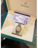 2015 ROLEX LADY DATEJUST JUBILEE HALF 18K 750 YELLOW GOLD REF 179173 CHAMPAGNE ROMAN NUMERALS DIAL 26MM AUTOMATIC WATCH