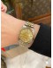 ROLEX DATEJUST 31 JUBILEE HALF 18K 750 YELLOW GOLD REF 6827 CHAMPAGNE DIAL 31MM AUTOMATIC WATCH