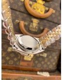 ROLEX DATEJUST 31 JUBILEE HALF 18K 750 YELLOW GOLD REF 6827 CHAMPAGNE DIAL 31MM AUTOMATIC WATCH