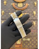 (LIKE NEW) ROLEX DATEJUST 36 HALF 18K 750 YELLOW GOLD JUBILEE REF 16233 WHITE COMPUTER DIAL 36MM AUTOMATIC WATCH 