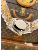 (LIKE NEW) ROLEX DATEJUST 36 HALF 18K 750 YELLOW GOLD JUBILEE REF 16233 WHITE COMPUTER DIAL 36MM AUTOMATIC WATCH 