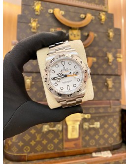 (BRAND NEW) 2024 ROLEX EXPLORER II REF 226570 WHITE DIAL 42MM AUTOMATIC WATCH -FULL SET-