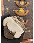 (BRAND NEW) 2022 ROLEX DATEJUST 41 HALF 18K 750 YELLOW GOLD REF 126333 BLACK DIAMOND DIAL 41MM AUTOMATIC WATCH -FULL SET-