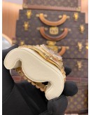 ROLEX PRESIDENT DAY-DATE 36 REF 18038 18K 750 YELLOW GOLD FACTORY DIAMOND STRING RUBY DIAMOND DIAL 36MM AUTOMATIC WATCH