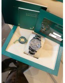 (UNUSED) ROLEX DATEJUST 36 REF 126200 GREY ROMAN NUMERALS DIAL 36MM AUTOMATIC WATCH -FULL SET-