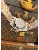 (BRAND NEW) 2025 ROLEX LADY DATEJUST 28 FACTORY DIAMOND HALF 18K 750 ROSE GOLD JUBILEE REF 279381RBR WHITE MOTHER OF PEARL DIAMOND DIAL AUTOMATIC WATCH -FULL SET-