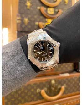 2010 TAG HEUER 2000 EXCLUSIVE REF WN1110 BLACK DIAL 38MM QUARTZ WATCH -FULL SET-