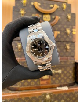 2010 TAG HEUER 2000 EXCLUSIVE REF WN1110 BLACK DIAL 38MM QUARTZ WATCH -FULL SET-