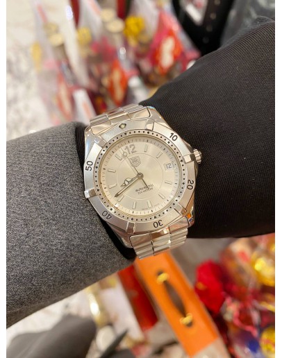 2003 TAG HEUER 2000 SERIES UNISEX REF WK2116 SILVER DIAL 39MM AUTOMATIC WATCH -FULL SET-