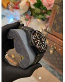 (LIKE NEW) 2019 TAG HEUER AQUARACER 300M CALIBRE 5 REF WAY218A BLACK PVD 41MM AUTOMATIC WATCH -FULL SET-