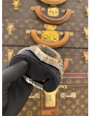 (LIKE NEW) 2022 TUDOR STYLE REF 12703 HALF 18K 750 YELLOW GOLD BLACK WITH GOLD ACCENTS DIAL 41MM AUTOMATIC WATCH -FULL SET-