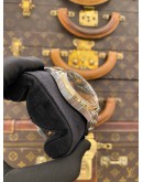 (LIKE NEW) 2022 TUDOR STYLE REF 12703 HALF 18K 750 YELLOW GOLD BLACK WITH GOLD ACCENTS DIAL 41MM AUTOMATIC WATCH -FULL SET-