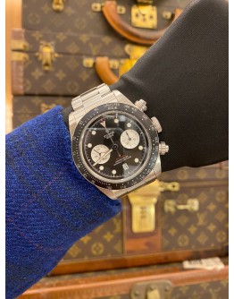 (LIKE NEW) 2024 TUDOR BLACK BAY CHRONOGRAPH REF 79360 BLACK PANDA DIAL 41MM AUTOMATIC WATCH -FULL SET-
